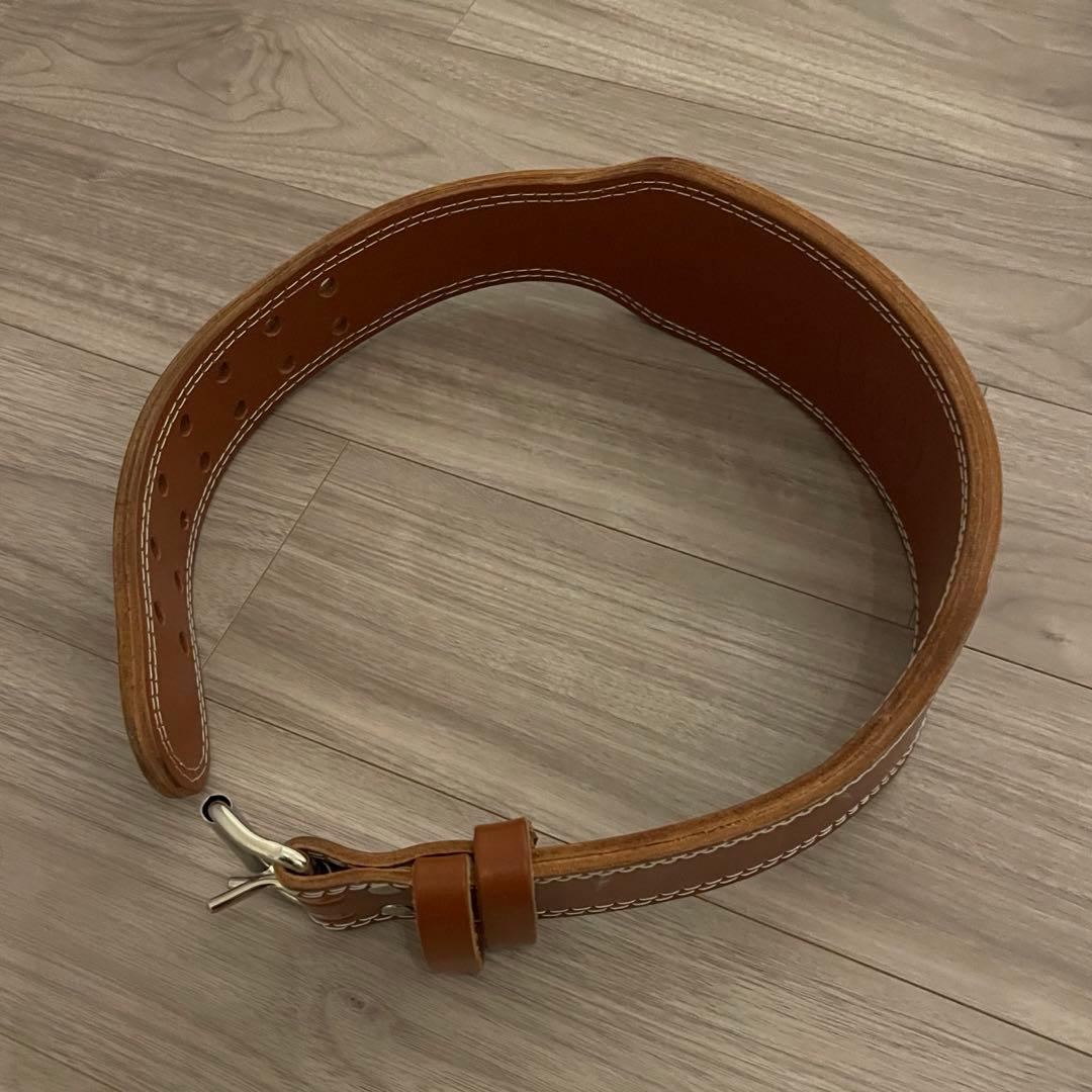 ゴールドジム プロレザーベルト サイズM