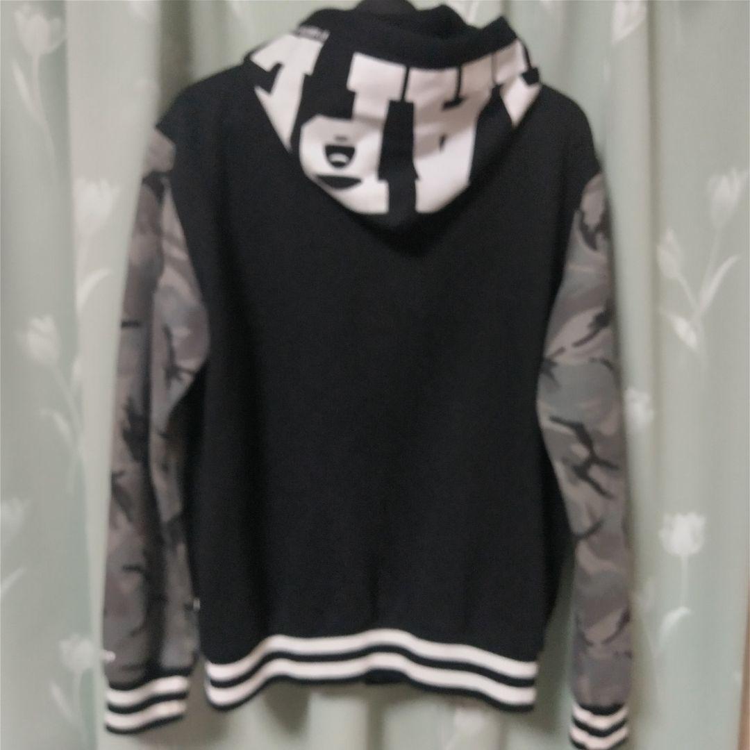 専用 V1 A BATHING APEスウェットパーカースナップボタン