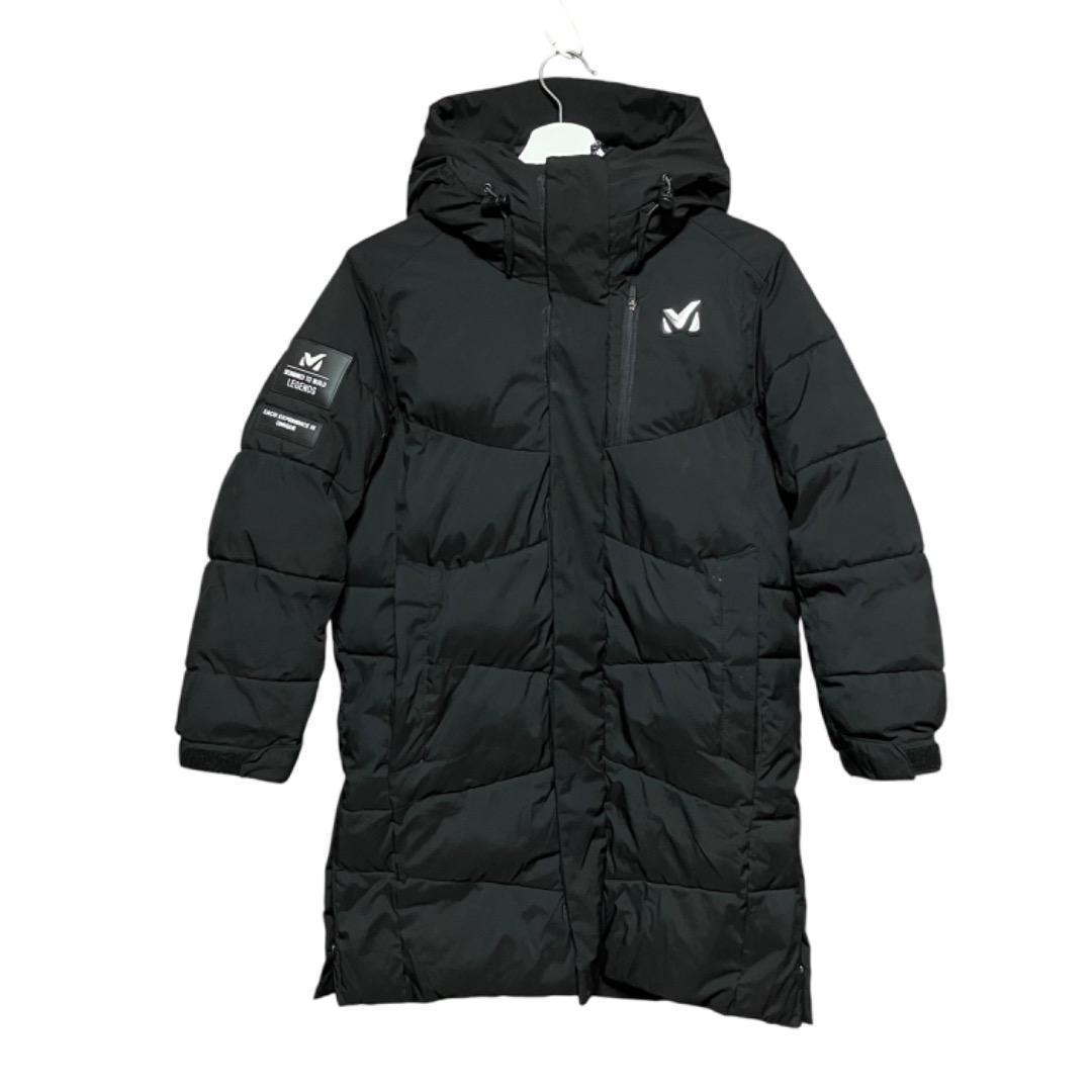 MILLET ミレー ロングダウンコート キッズ130サイズ ブラック 黒