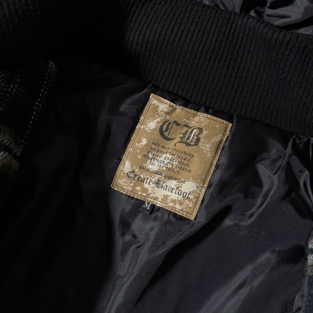 ジャケット・アウター 00s type N2-B ombre check far jacket y2k