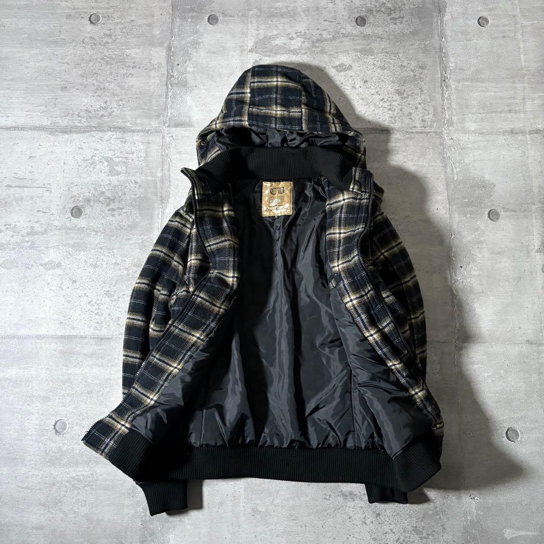 ジャケット・アウター 00s type N2-B ombre check far jacket y2k