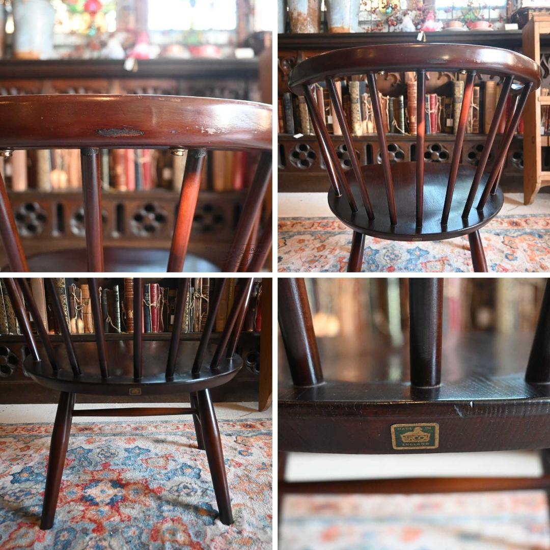 L3710-92 英国ヴィンテージ ERCOL アーコールチェア カウホーン