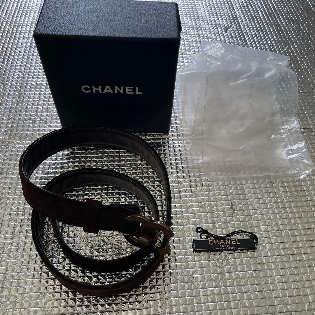 シャネル　スエードベルト