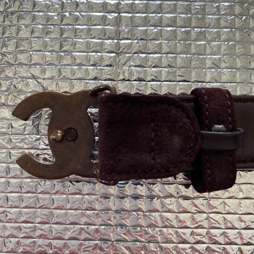 シャネル　スエードベルト