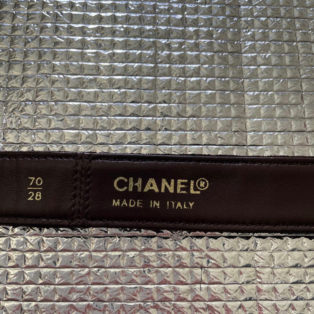 シャネル　スエードベルト