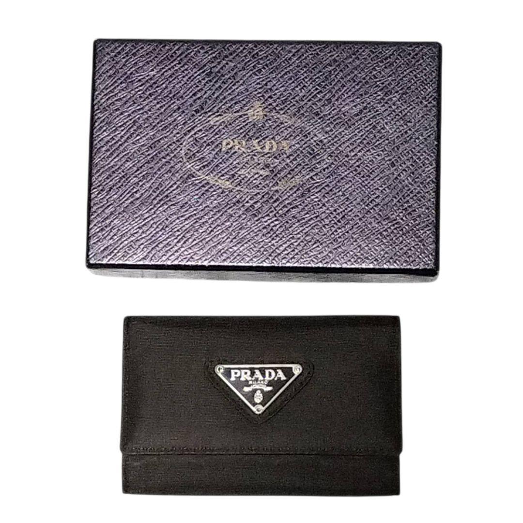 【未使用級】 PRADA プラダ キーケース 3角ロゴ 6連 テスートナイロン