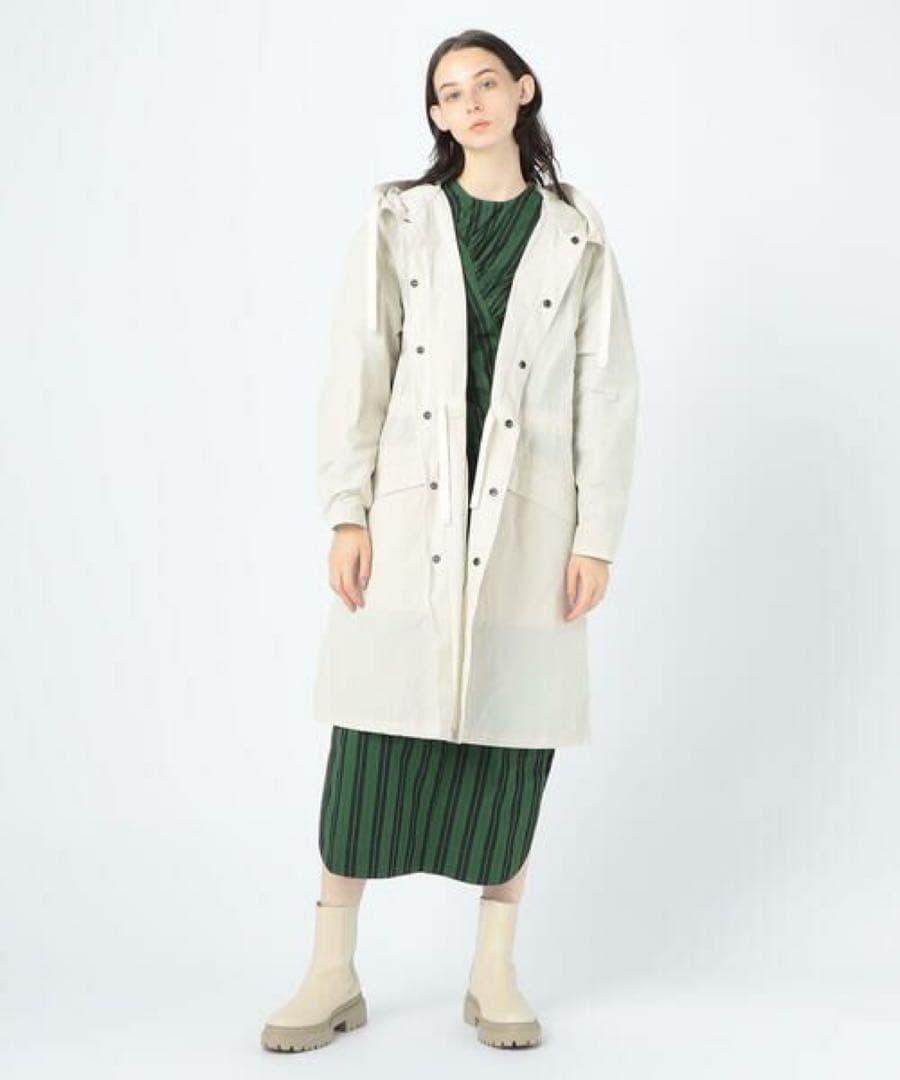 【トゥモローランド】　コットンポリエステルメモリーグログラン モッズコート