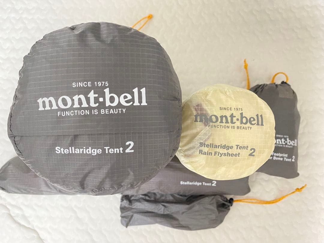 モンベル ステラリッジテント2一式 グランドシート付き