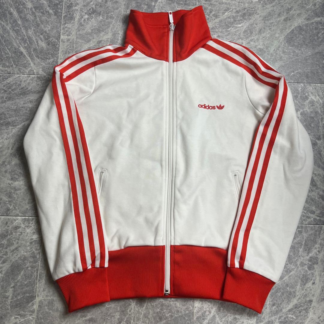 高価ファッション - 00s アディダス トラックジャケット レッド