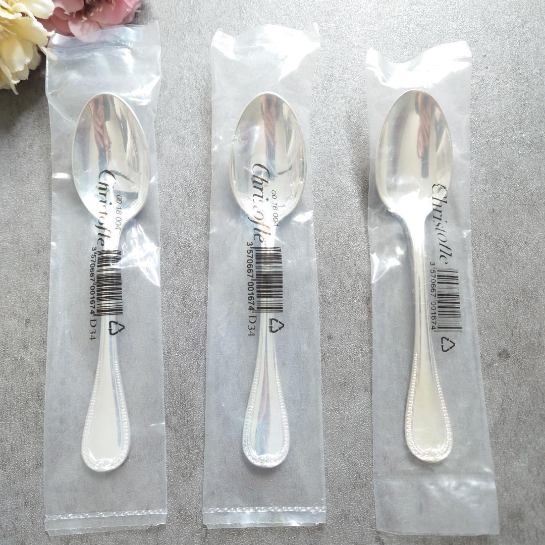 クリストフル マルメゾン 未開封 コーヒースプーン 3点 - メルカリ