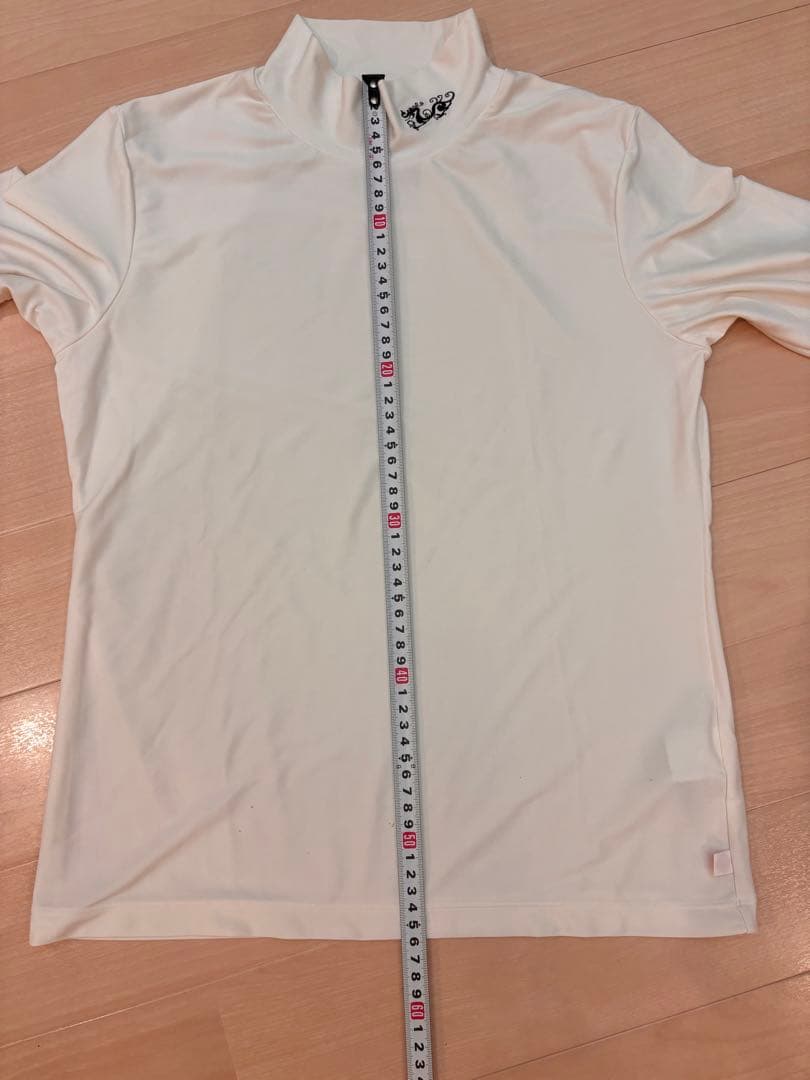 ダンスウィズドラゴン　ゴルフ　UV対策　モックシャツ2枚　黒＆白