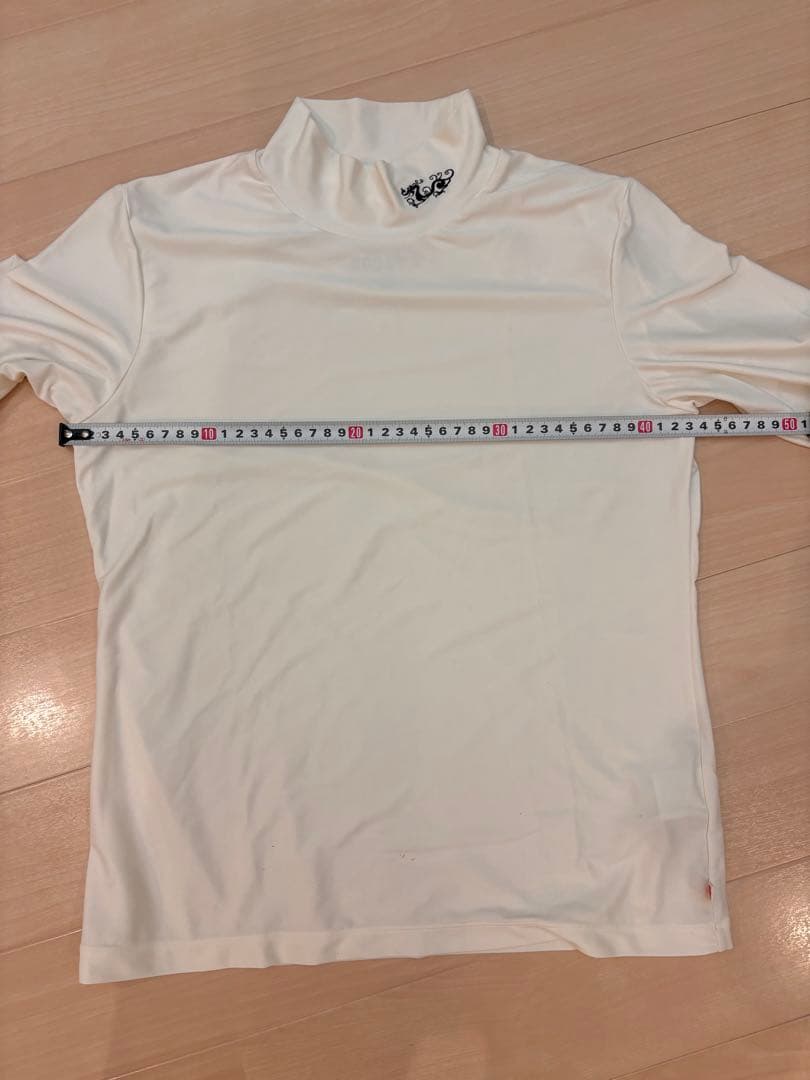 ダンスウィズドラゴン　ゴルフ　UV対策　モックシャツ2枚　黒＆白