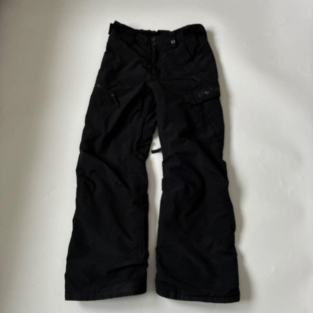 BURTON子ども用スノーボードウェア 上下セット宇宙柄黒　上S下M