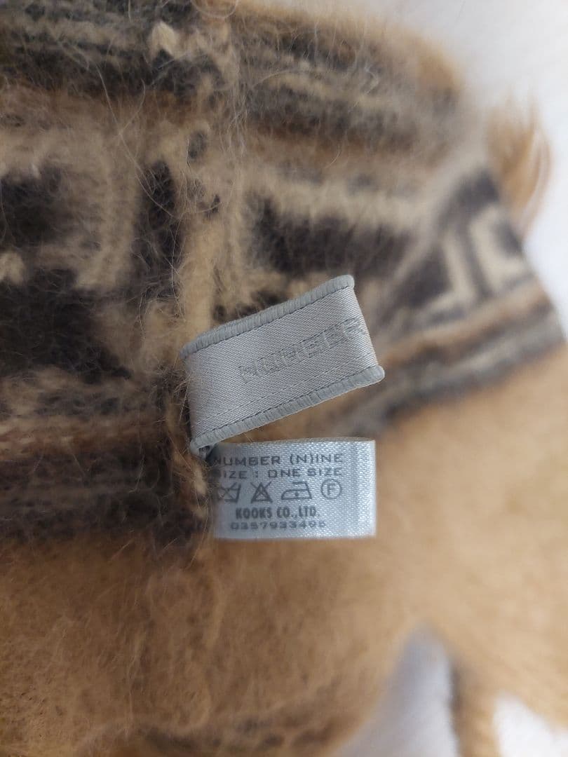 し*ん様 NUMBER (N)INE　ジョージ期　アンゴラウールノルディック柄ニ