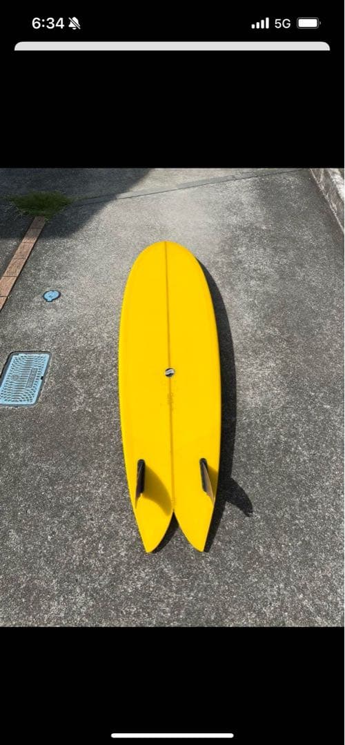 THOMAS surfboard Long fish 7.4　トーマス