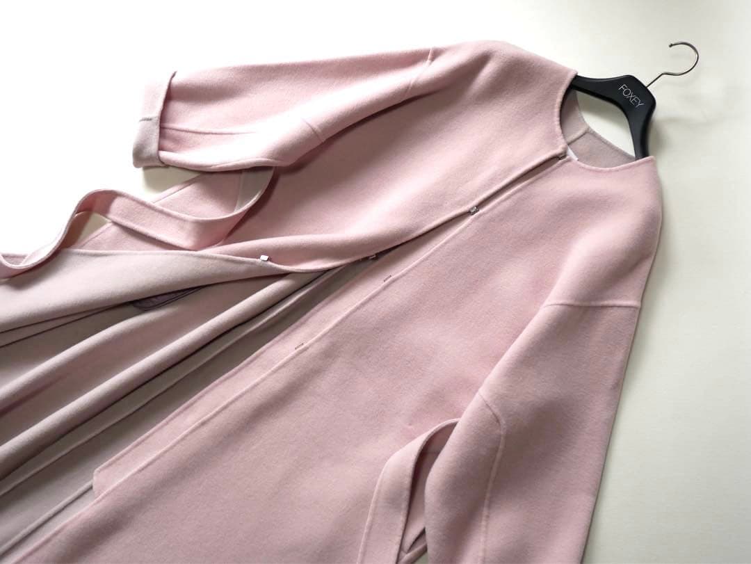 FRAY I.D カシミヤ混BALLIリバーコート ピンク系