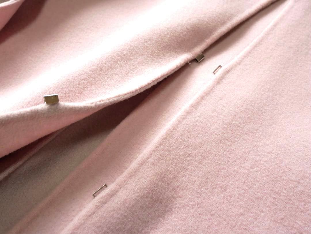 FRAY I.D カシミヤ混BALLIリバーコート ピンク系