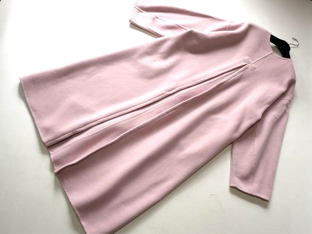 FRAY I.D カシミヤ混BALLIリバーコート ピンク系