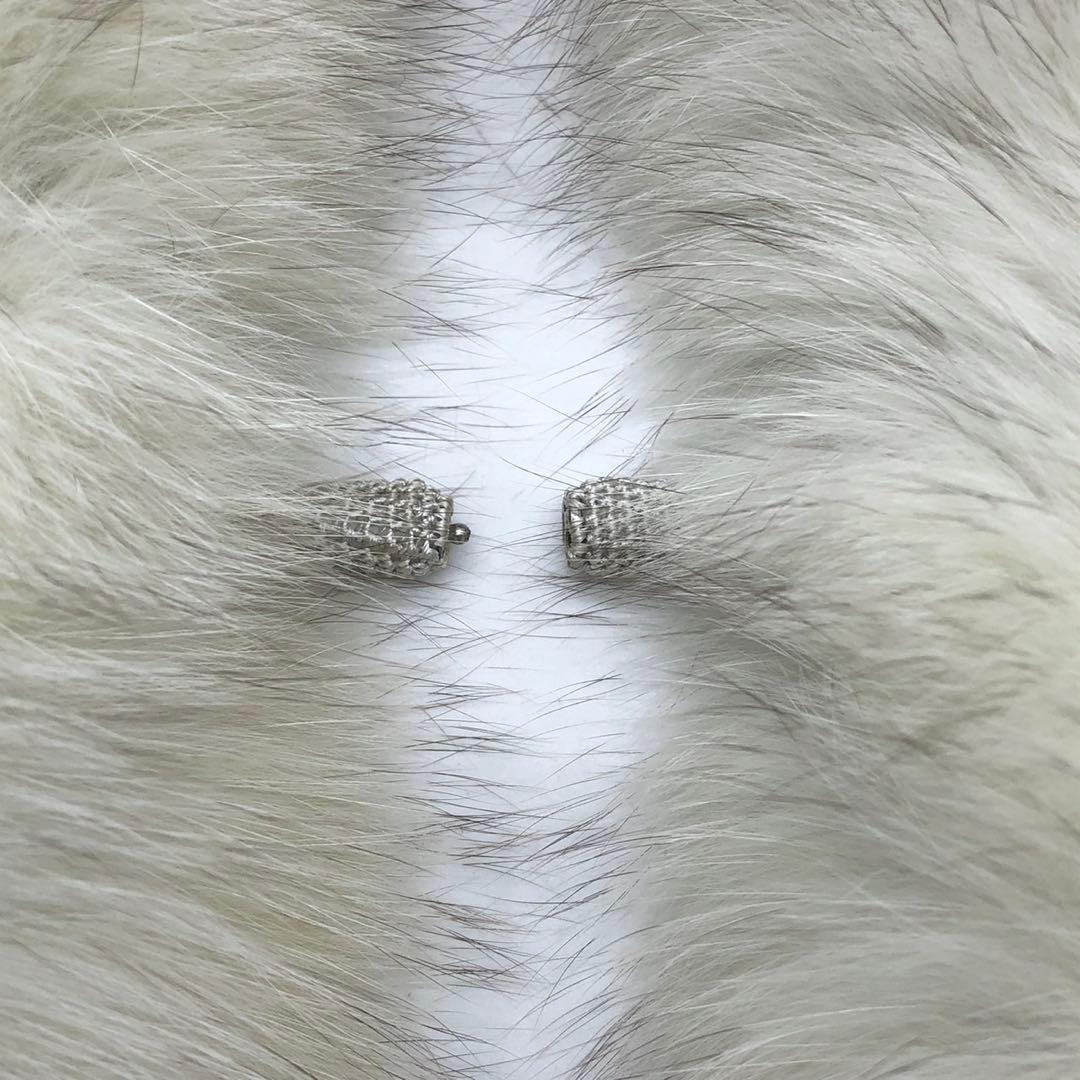 ✨美品✨サガフォックス ショール 本毛皮 ブルーフォックス リアルファー