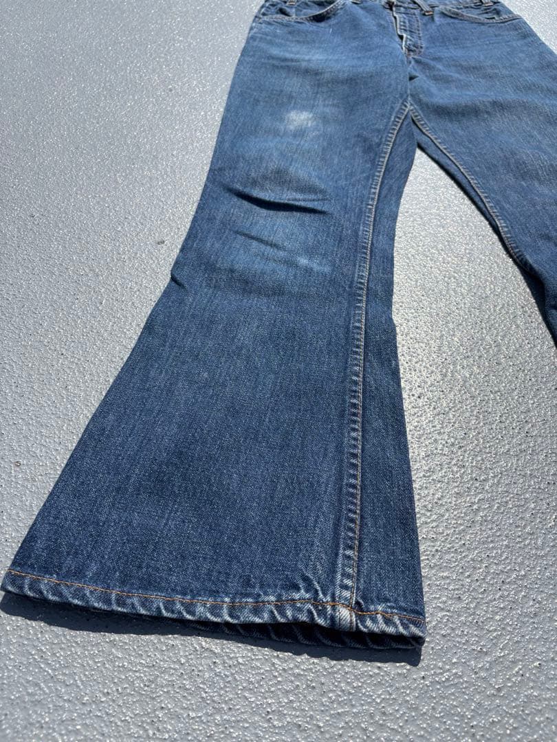 濃紺】70s Levi's646 ベルボトムW31 L30