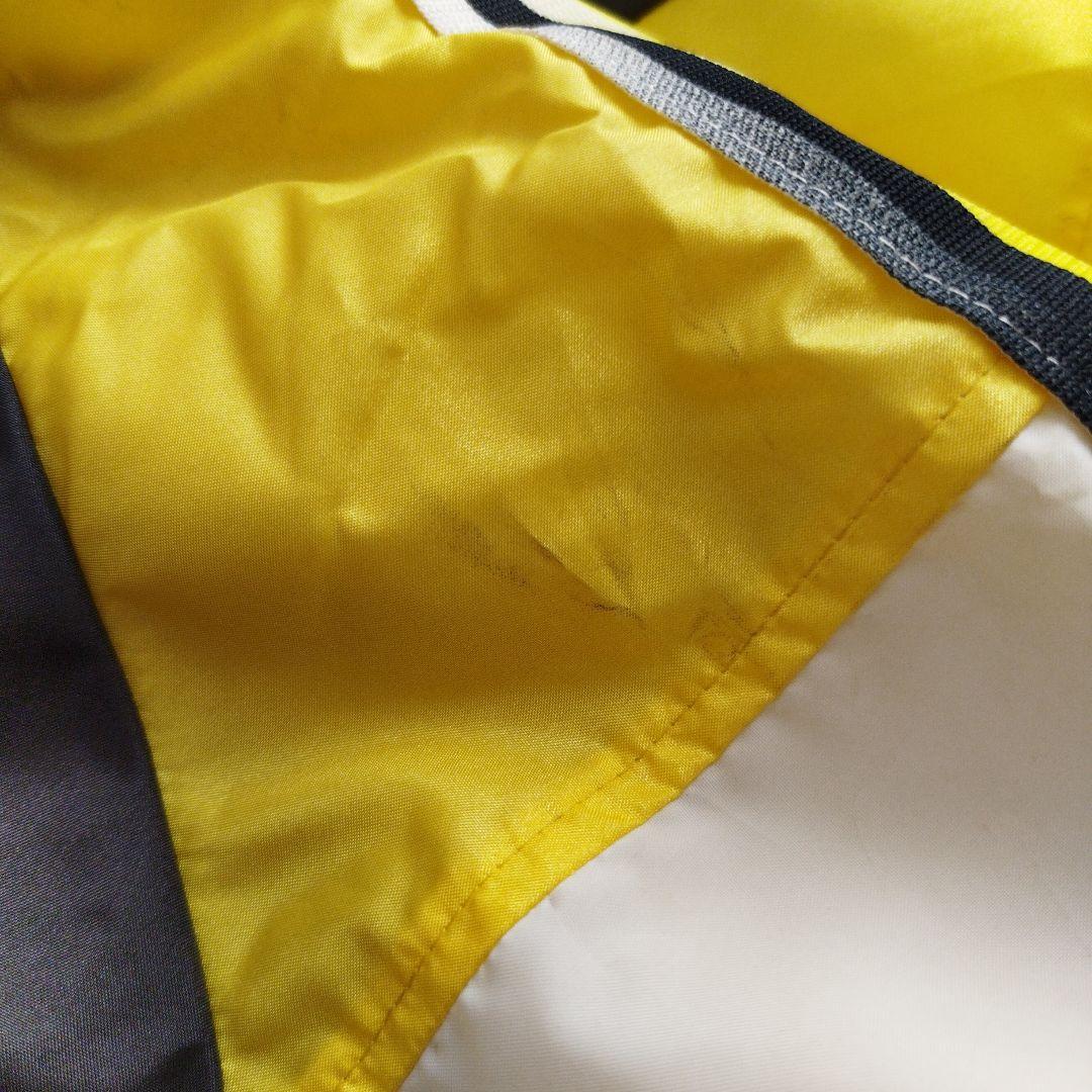 adidas フード付きジャケット 黒/黄色/白 Vintage 90s 00s