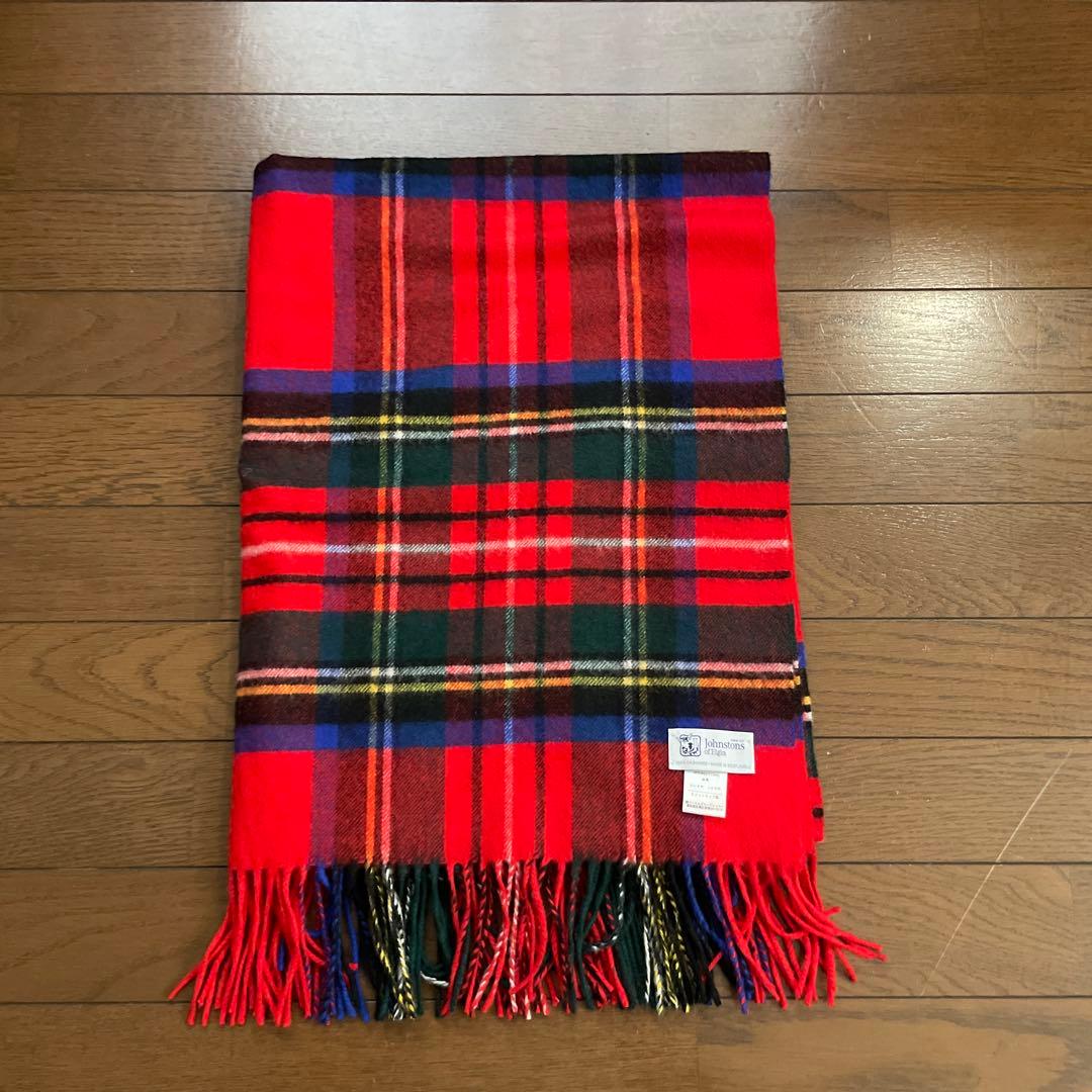 国内正規品　ジョンストンズ　ストール　大判ストール　カシミヤ