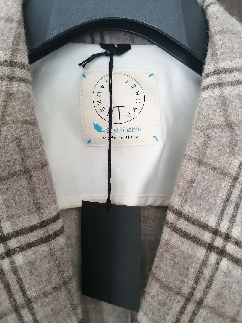 未使用 T-JACKET ヴァージンウールカシミア イタリア製チェスター