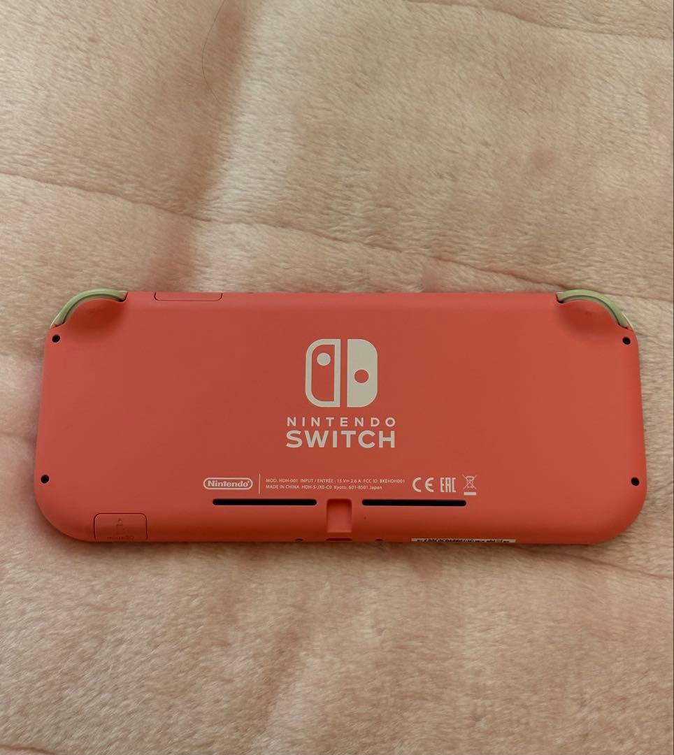 Nintendo Switch Lite ピンク 充電器、箱付き