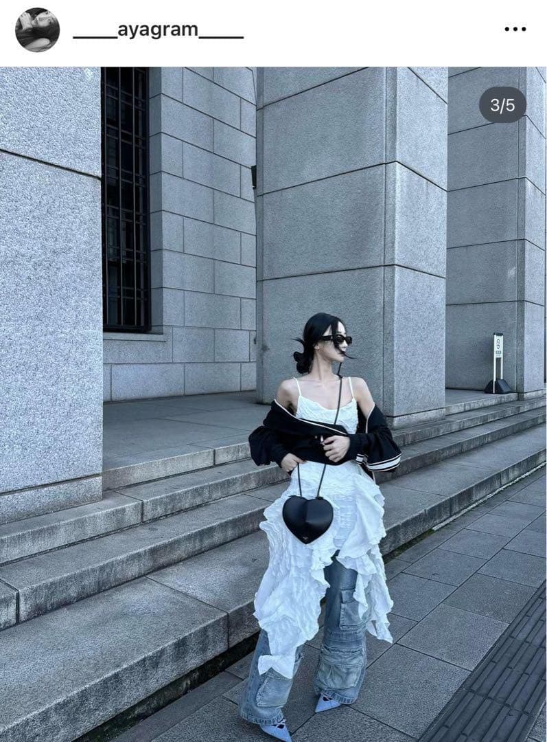 MELT THE LADY fleur camisole dress white fleur camisole dress