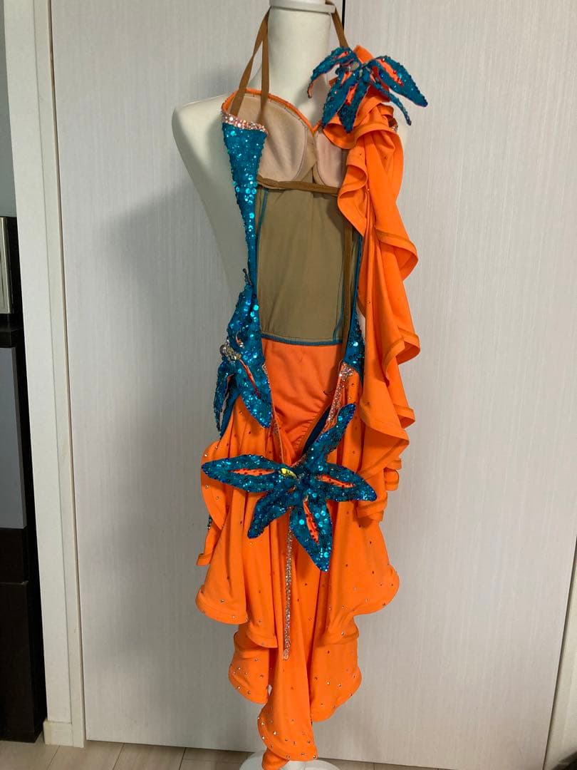 ラテンダンス　社交ダンス　ドレス　チャコット製　競技会