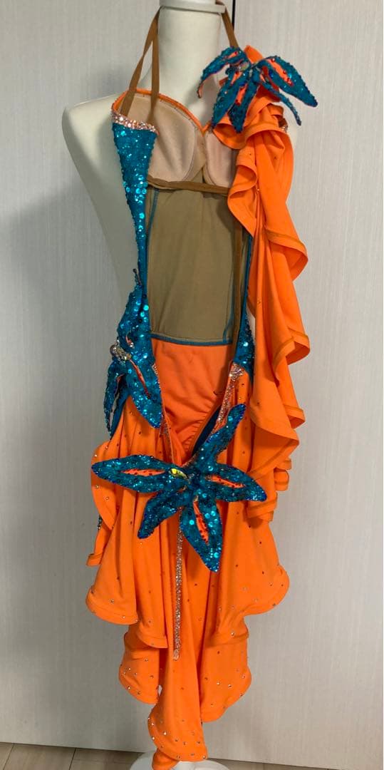 ラテンダンス　社交ダンス　ドレス　チャコット製　競技会