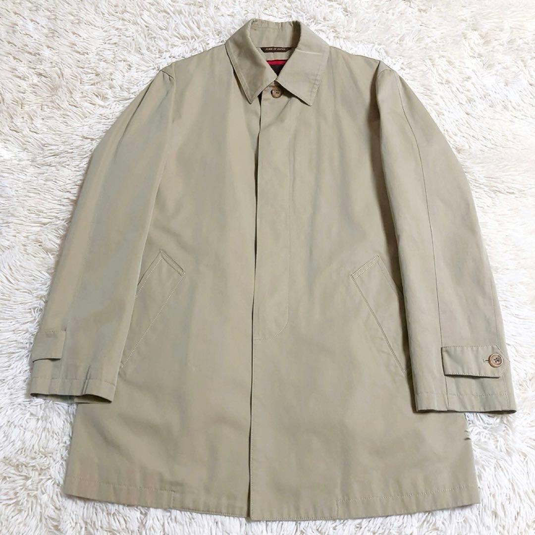 【花柄ライナー・美品】ポールスミスコレクション　ステンカラーコート　L　ベージュ