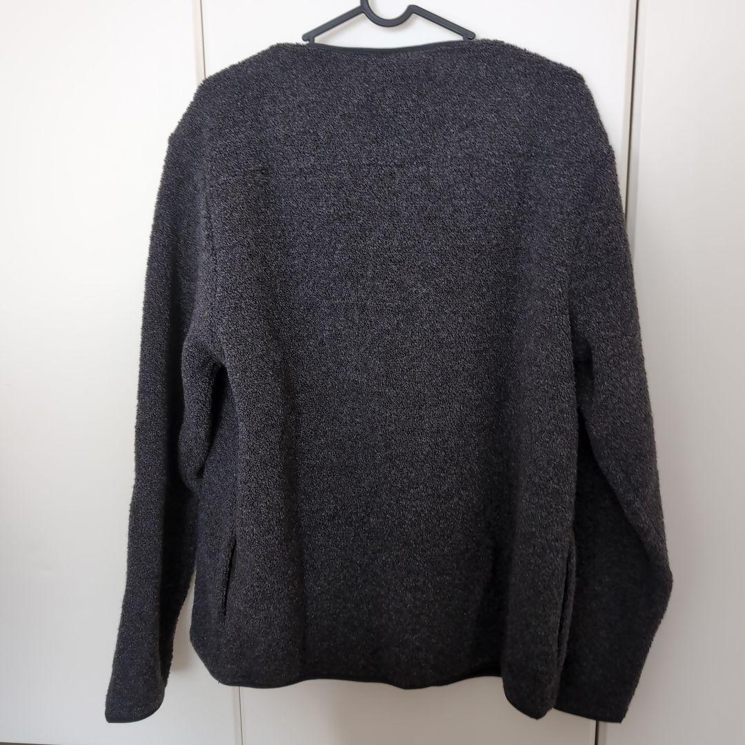 patagonia メンズ・リクレイムド・フリース・カーディガン M 黒