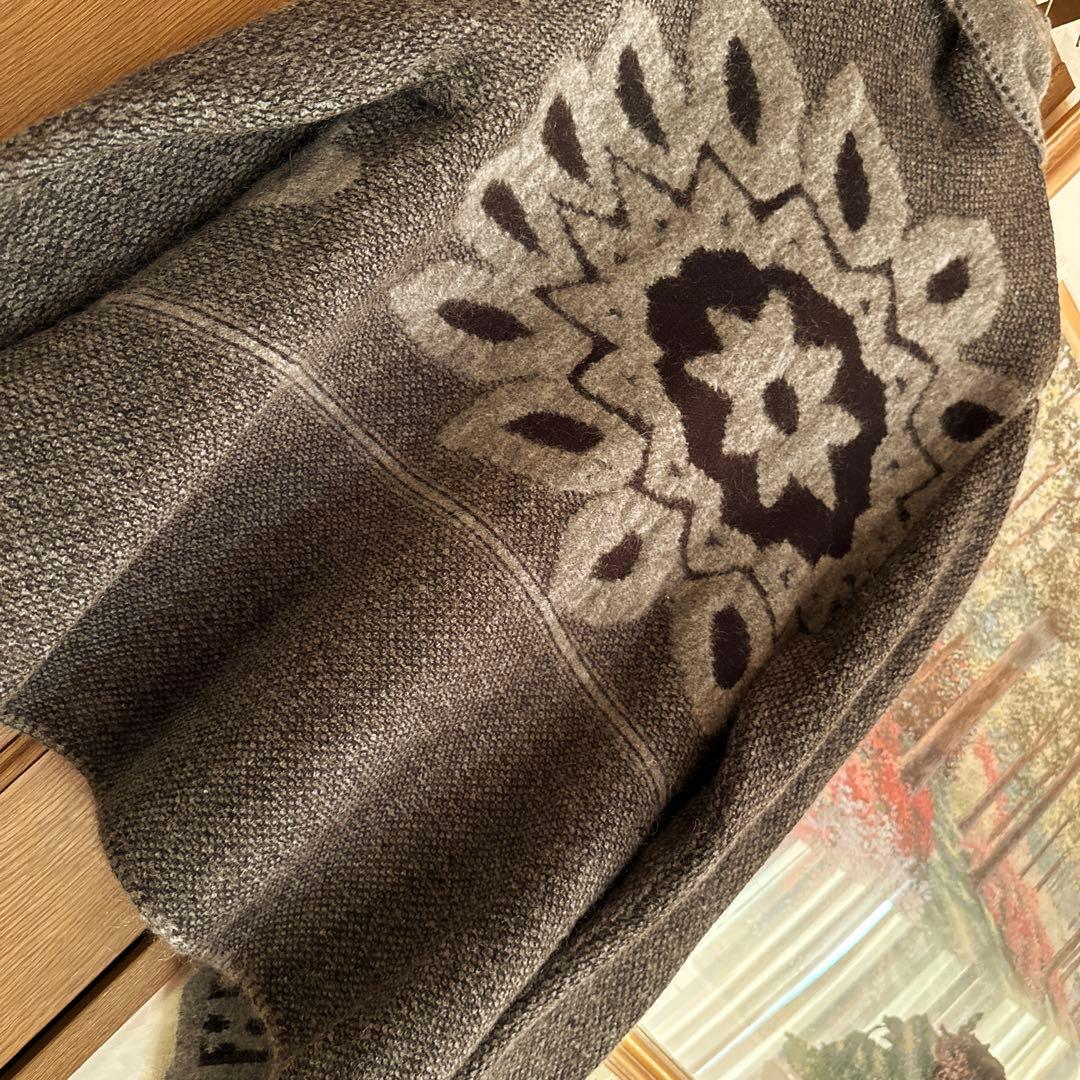 ストール　ポンチョ　セーター　イタリア製sarah pacini