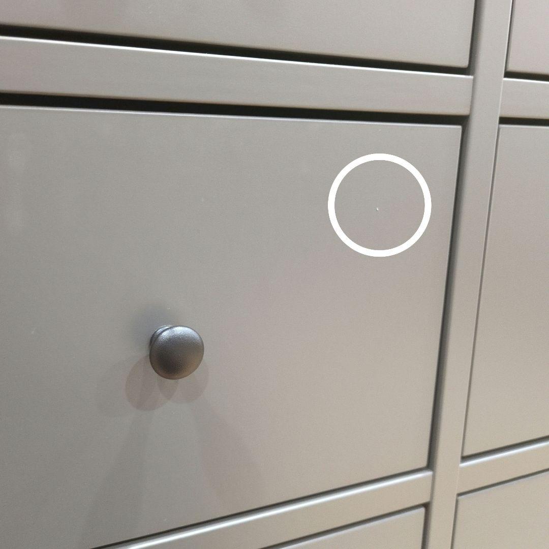 IKEA BRYGGJA ブリュッグヤ　チェスト　グレー　収納棚　リビング