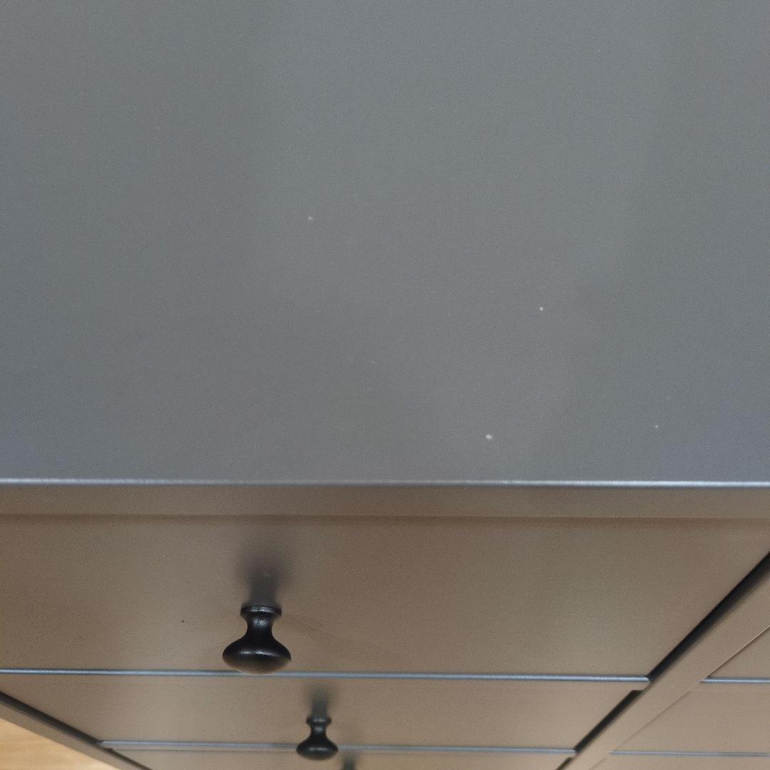 IKEA BRYGGJA ブリュッグヤ　チェスト　グレー　収納棚　リビング