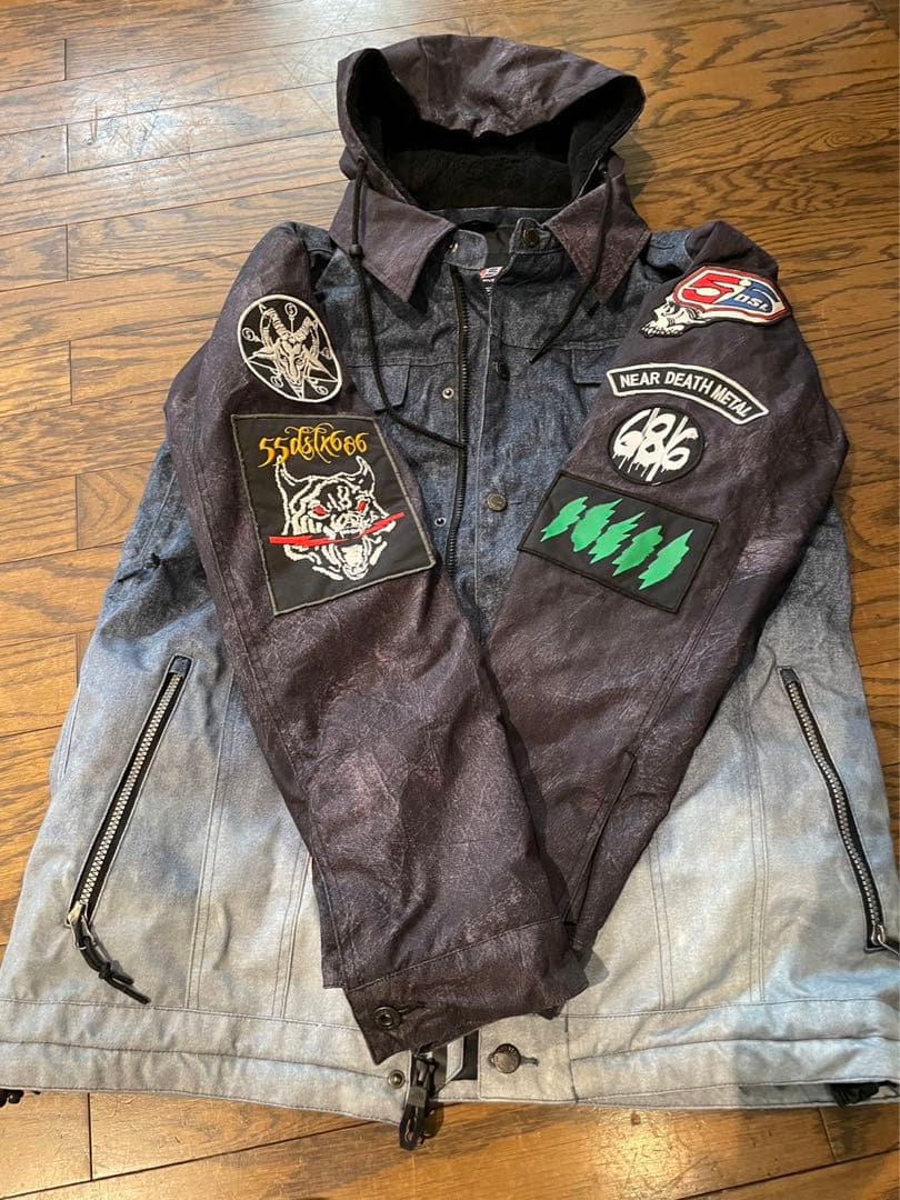 希少】上下セット 55 diesel 686 コラボ スノーボードウェア - メルカリ