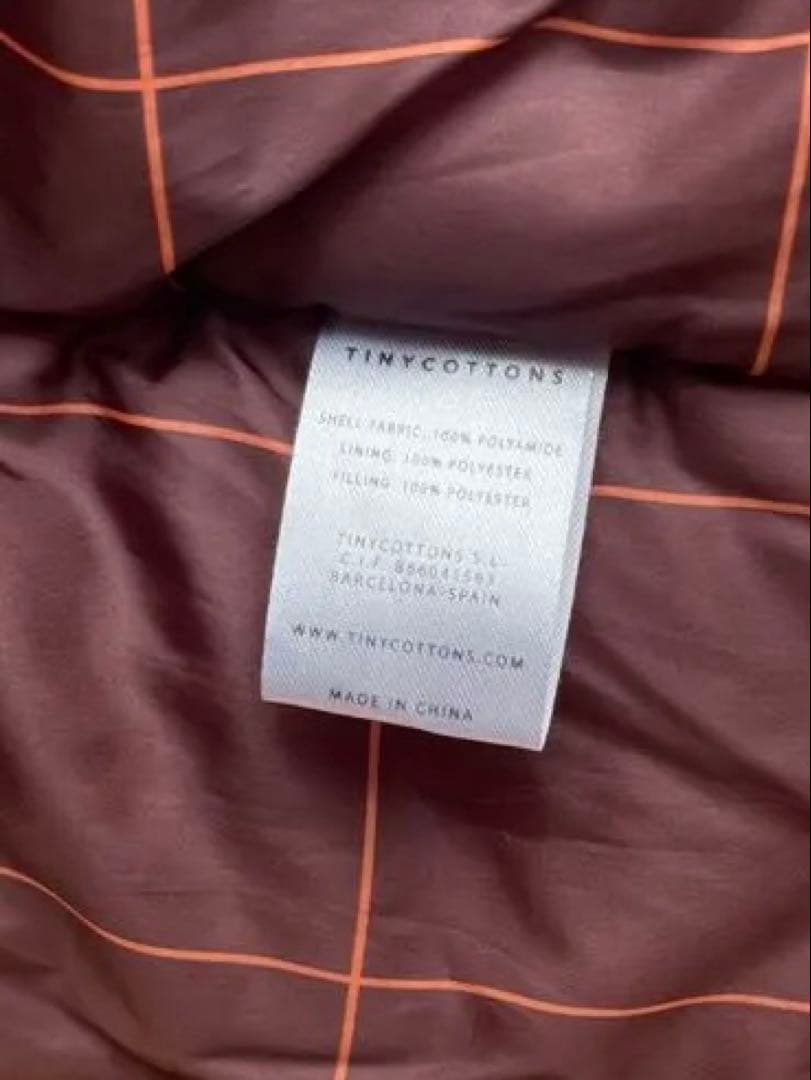 クリーニング済 tiny cottons スノージャケット&パンツ セット 8Y