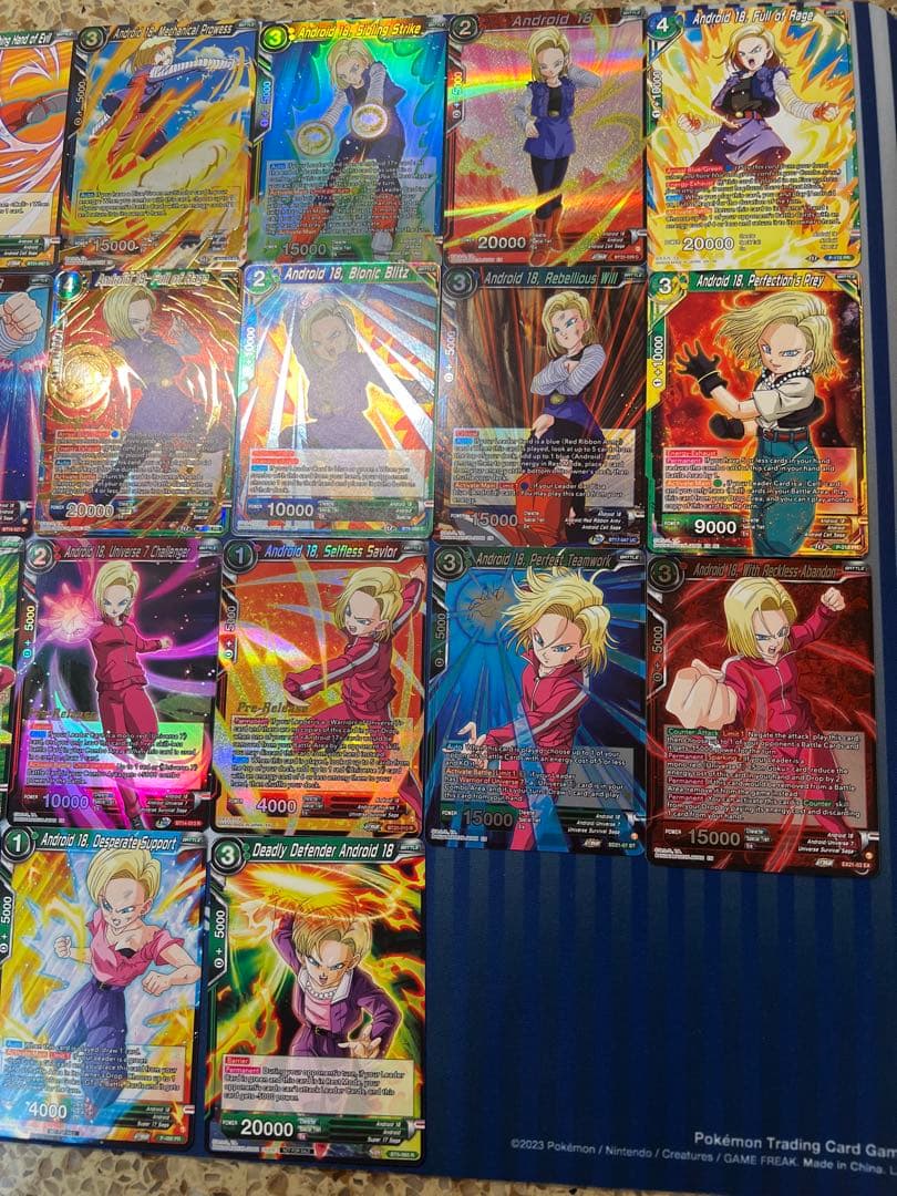 ドラゴンボールカードゲーム 人造人間18号 まとめ売り 35枚！！英語