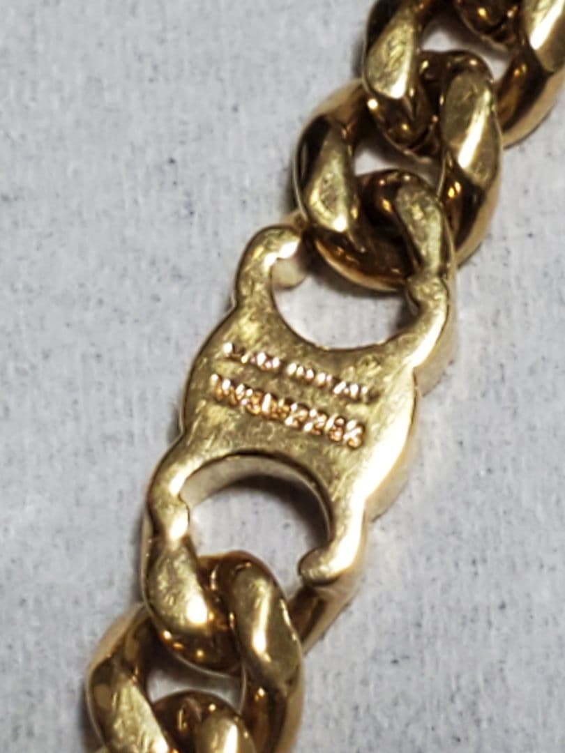 CELINE 喜平チェーン ブレスレット ゴールド