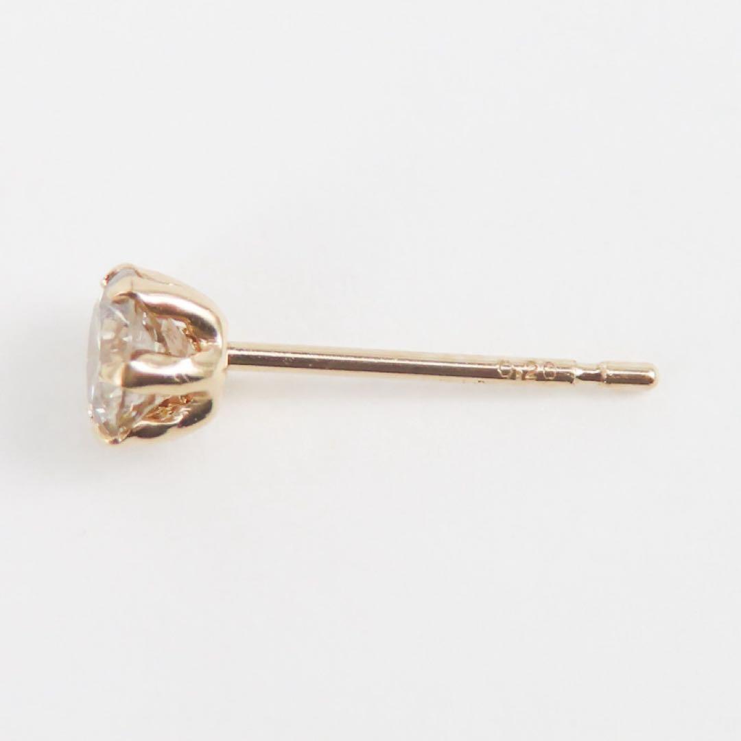 s*o様 【本物保証！】K10YG 天然ダイヤモンド0.216ct ピアス　10