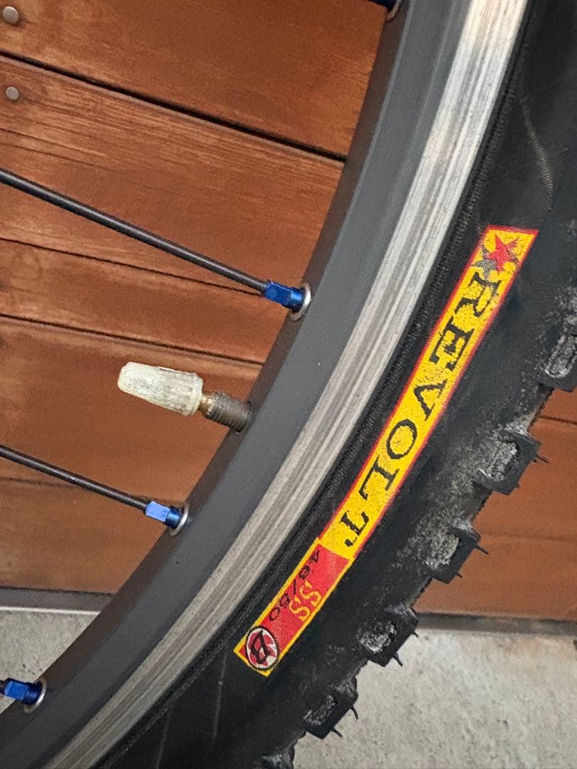 26 インチホイール 後輪のみ LX 9速ハブ　Mavicリム ビンテージMTB