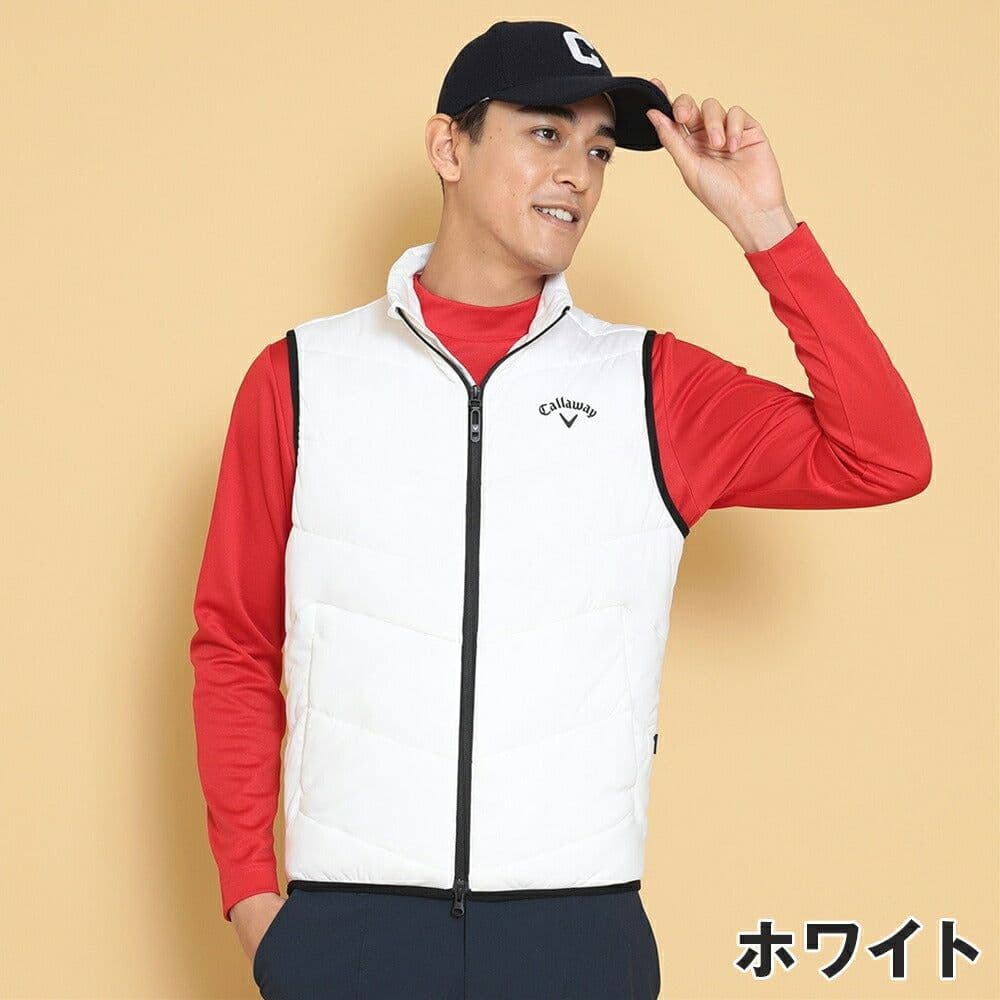 Callaway キャロウェイ ゴルフ 中綿 ダウン フルジップ ベスト 秋冬
