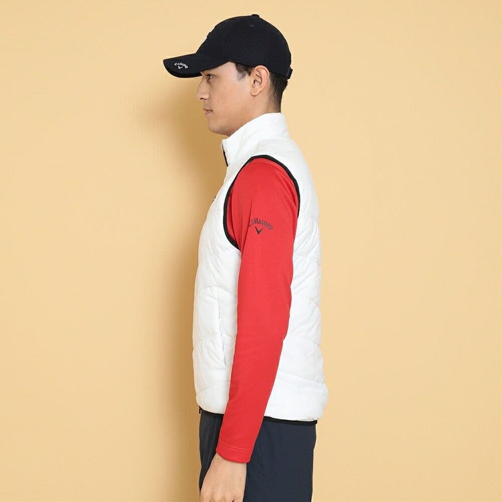 Callaway キャロウェイ ゴルフ 中綿 ダウン フルジップ ベスト 秋冬