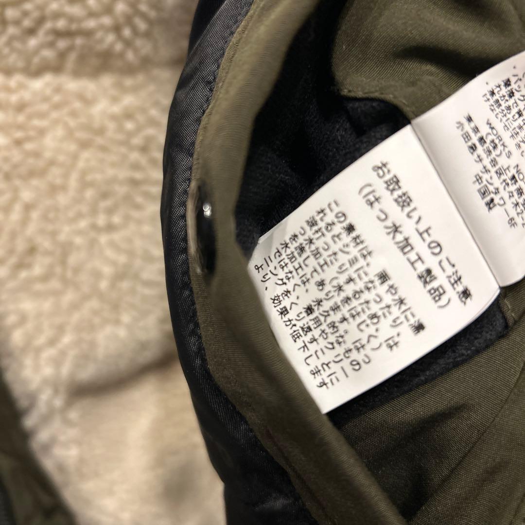 【美品】SCHOTT フライトボアジャケット レザーロゴジャケット 古着 M