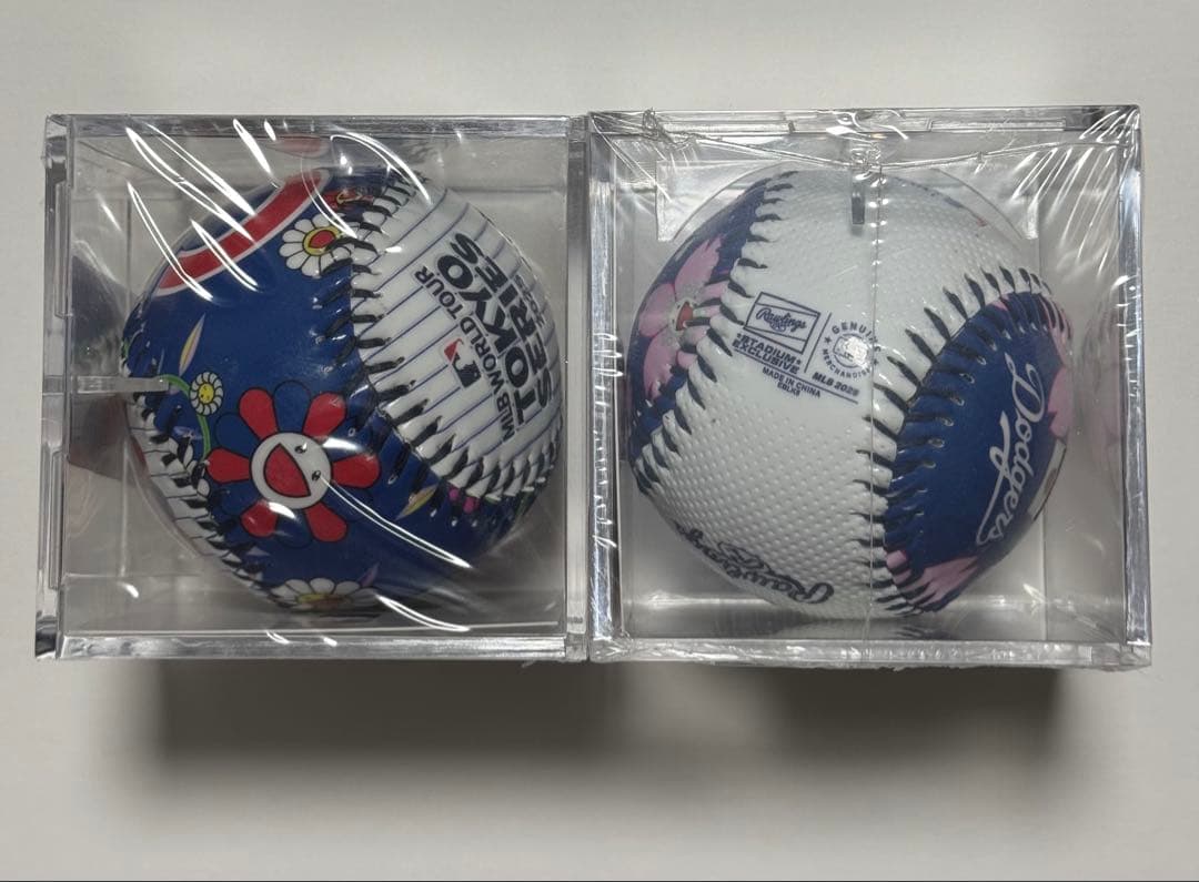村上隆 MLB 東京シリーズ2025 ドジャース.カブス 限定ボール 2個セット