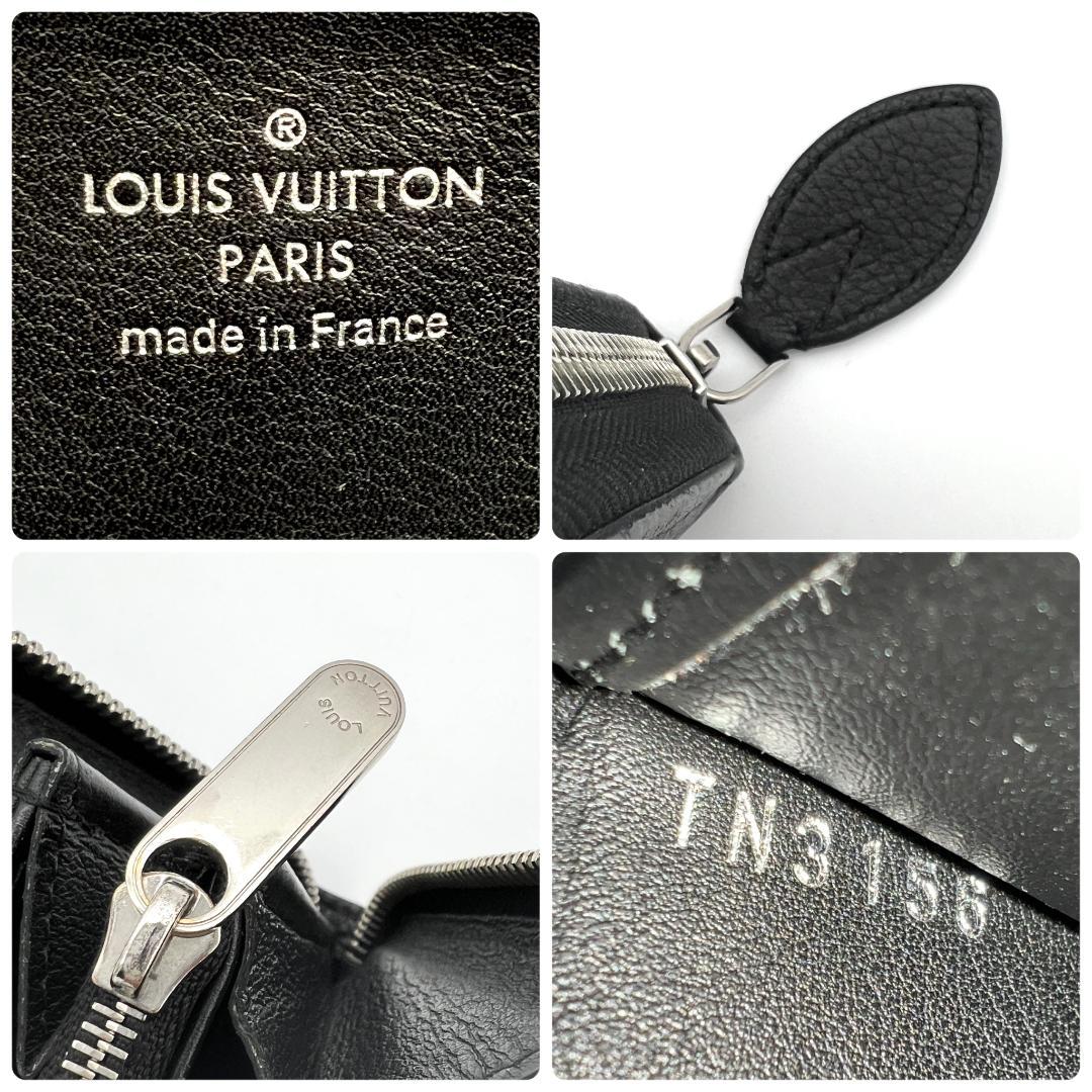 ルイヴィトン モノグラム マヒナ ジッピーウォレット ブラック A734