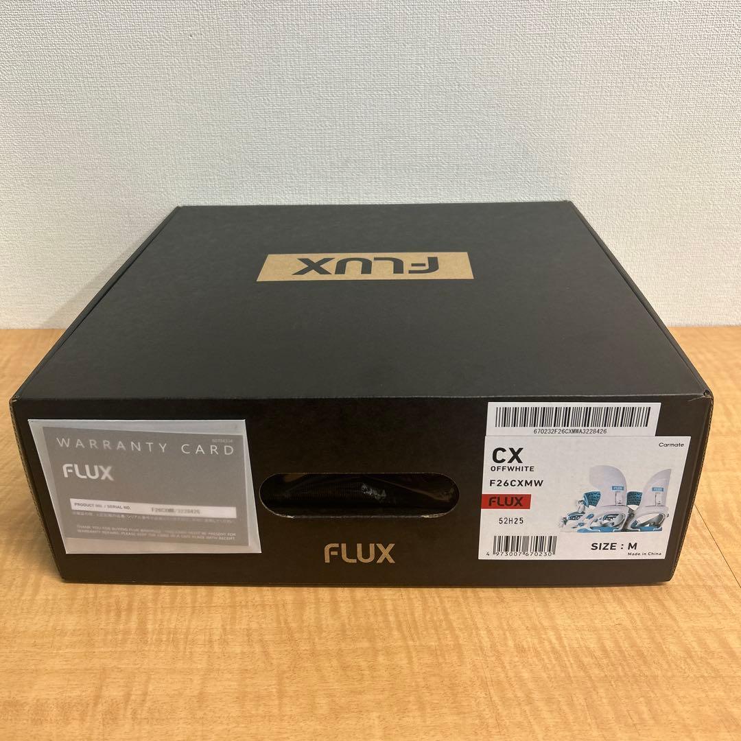 Go　25-26 FLUX CX シーエックス WHITE M 新品未使用