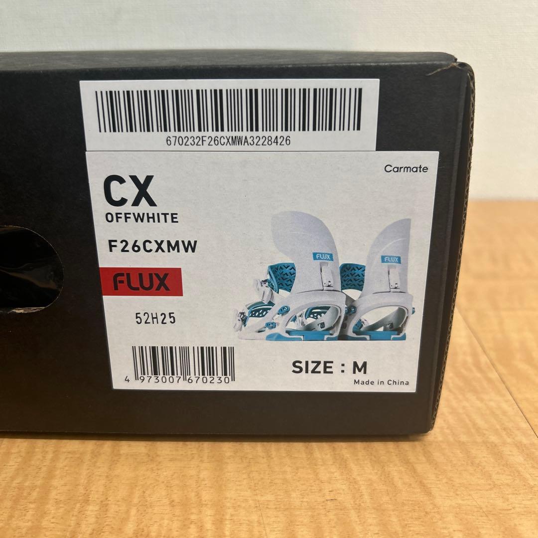 Go　25-26 FLUX CX シーエックス WHITE M 新品未使用