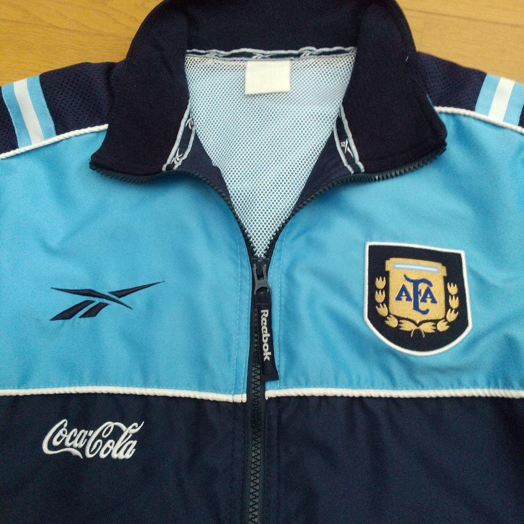 アルゼンチン代表 リーボック ジャージ上下 コカ・コーラ スポンサー付